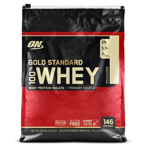 Optimum Nutrition 100% Whey Gold Standard 4545 гр - GAIN O'CLOCK