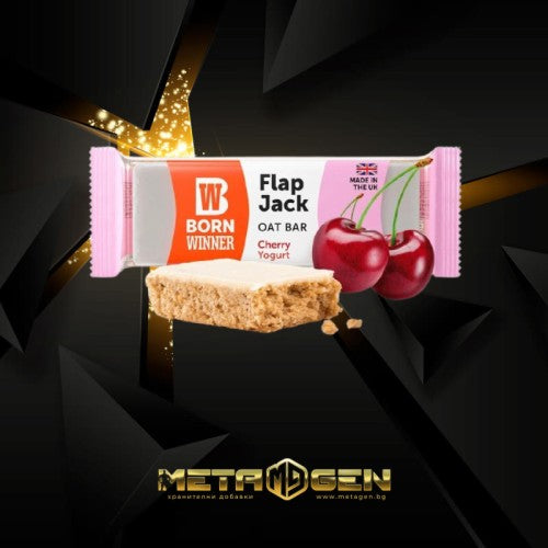 Born Winner Flap Jack Oat Bar Cherry Yogurt 100 гр - GAIN O'CLOCK