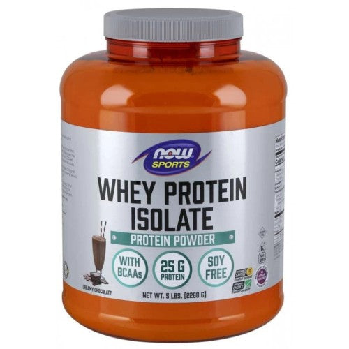 NOW Whey Protein Isolate 2268 гр - GAIN O'CLOCK