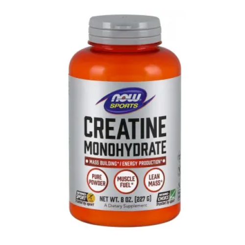 NOW Creatine Monohydrate 227 gr - GAIN O'CLOCK