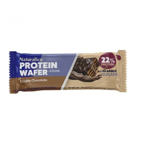 NATURALICO Protein Wafer Double Chocolate 16 x 40 гр - GAIN O'CLOCK