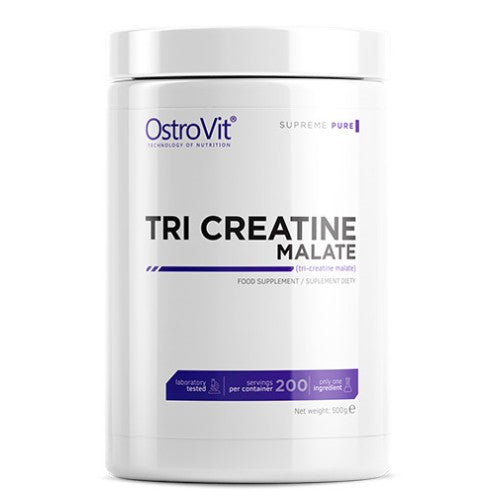 OstroVit Tri Creatine Malate Powder 500 гр - GAIN O'CLOCK