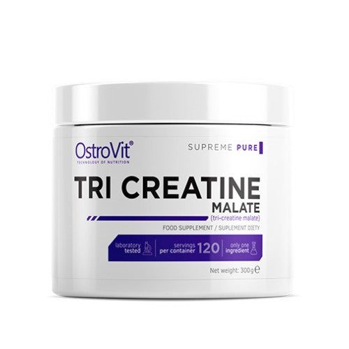 OstroVit Tri Creatine Malate Powder 300 гр - GAIN O'CLOCK