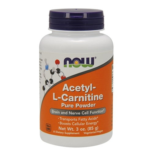 NOW Acetyl L-Carnitine Powder 85 гр - GAIN O'CLOCK