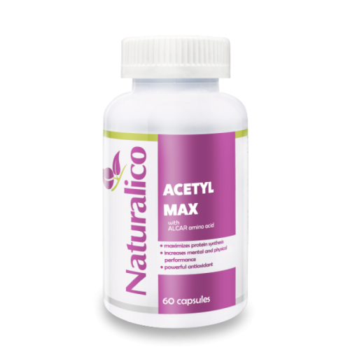 Naturalico Acetyl Max / 60 капсули - GAIN O'CLOCK