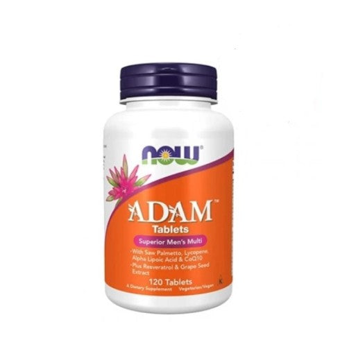 NOW ADAM™ Superior Men's Multiple Vitamin / 120 таблетки - GAIN O'CLOCK