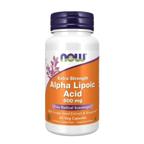 NOW Alpha Lipoic Acid 600 мг / 60 капсули - GAIN O'CLOCK