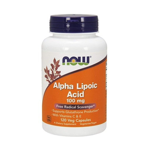 NOW Alpha Lipoic Acid 100 мг / 120 капсули - GAIN O'CLOCK