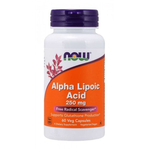 NOW Alpha Lipoic Acid 250 мг - 60 капсули - GAIN O'CLOCK