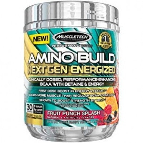 Muscletech Amino Build NEXT GEN Energized 280 грама - GAIN O'CLOCK