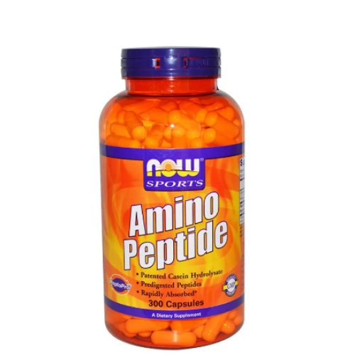 NOW Amino Peptide 400 мг / 300 капсули - GAIN O'CLOCK