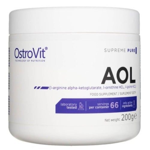 OstroVit AOL / Arginine Ornitine Lysine Powder 200 гр - GAIN O'CLOCK