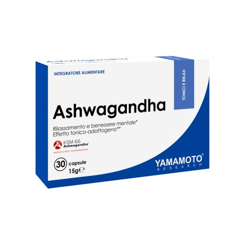 Yamamoto Natural Series Ashwagandha 30 капсули / 15 гр - GAIN O'CLOCK