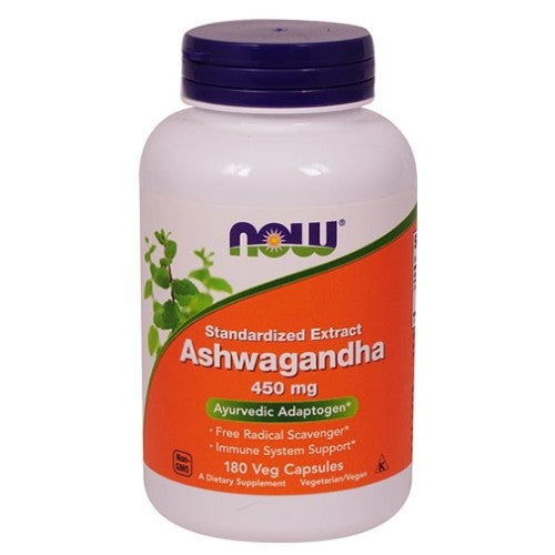 NOW Ashwagandha Extract 450 мг / 180 капсули - GAIN O'CLOCK