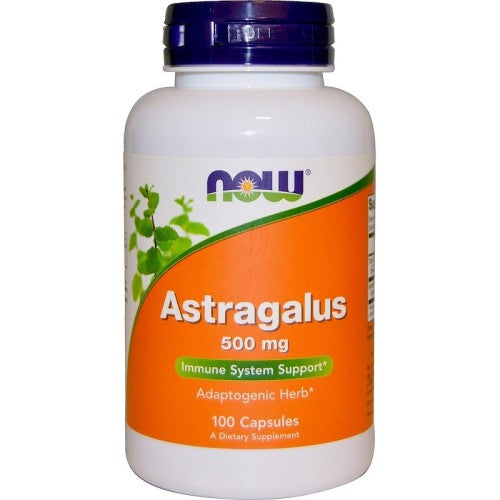 NOW Astragalus 500mg 100 caps - GAIN O'CLOCK