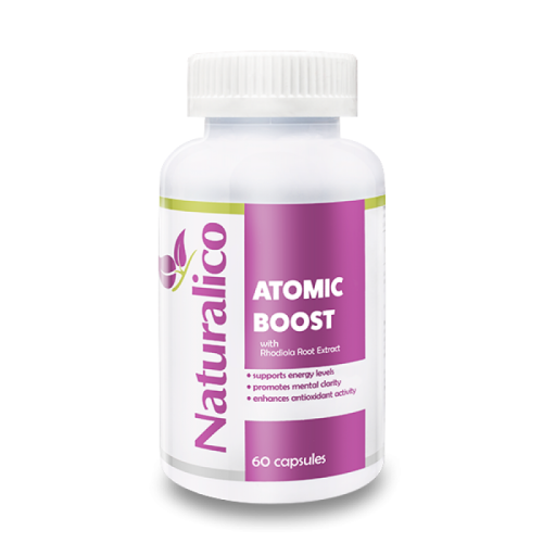 Naturalico Atomic Boost 60 капсули - GAIN O'CLOCK