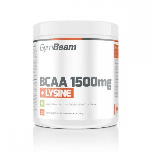 GymBeam BCAA 1500 + Lysine 300 таблетки - GAIN O'CLOCK