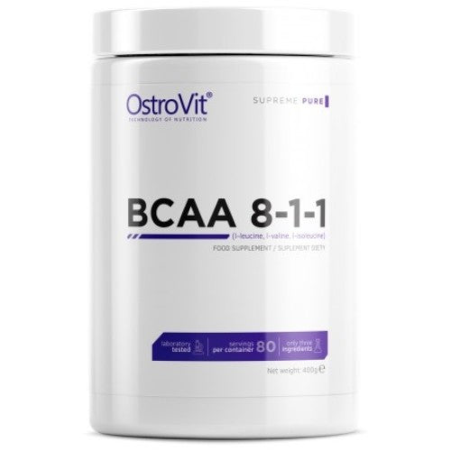 OstroVit BCAA 8:1:1 Powder 400 гр / 40 дози - GAIN O'CLOCK