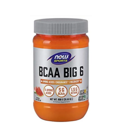 NOW BCAA Big 6 Watermelon 600 гр - GAIN O'CLOCK