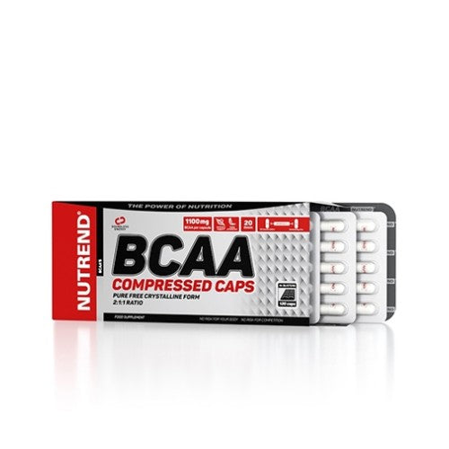 Nutrend BCAA Compressed 120 капсули - GAIN O'CLOCK