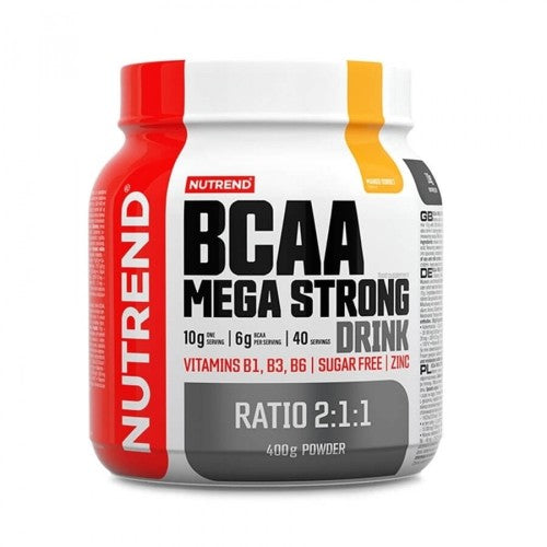 Nutrend BCAA MEGA STRONG DRINK 400 гр - GAIN O'CLOCK