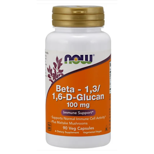 NOW BETA 1,3/1,6- D -GLUCAN 100 мг - 90 капсули - GAIN O'CLOCK