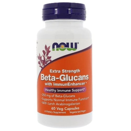 NOW Beta 1,3/1,6 Glucan 250 мг / 60 капсули - GAIN O'CLOCK