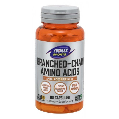 NOW Branched Chain Amino Acid /BCAA/ 60 Caps. - GAIN O'CLOCK