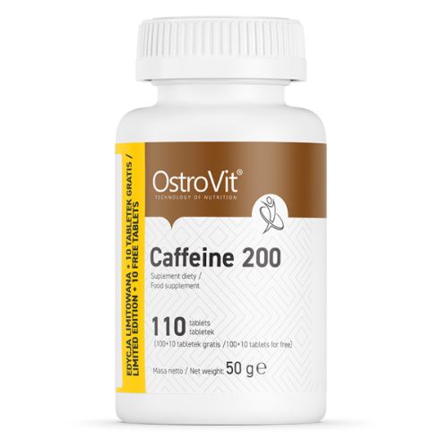 OstroVit Caffeine 200 / 110 таблетки - GAIN O'CLOCK