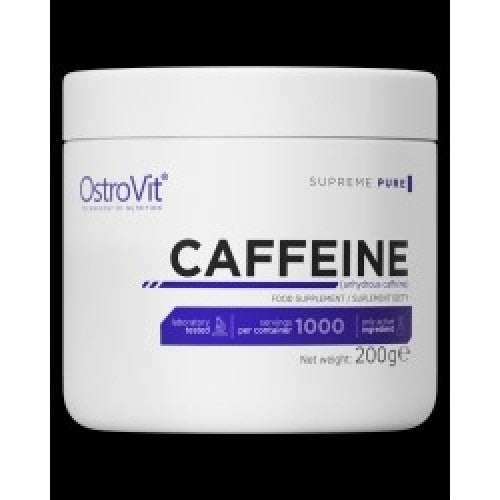 OstroVit Caffeine Powder - 200 gr - GAIN O'CLOCK