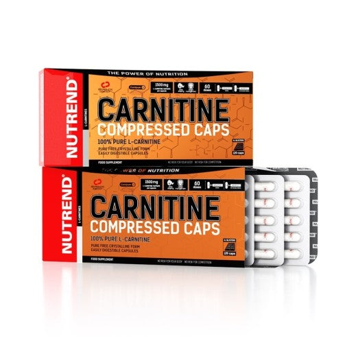 Nutrend Carnitine Compressed Caps 120 капсули - GAIN O'CLOCK