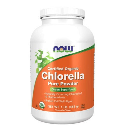 NOW Chlorella Powder 454 гр - GAIN O'CLOCK