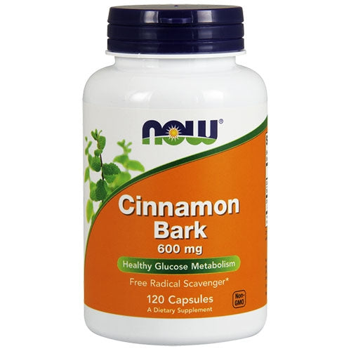 NOW CINNAMON BARK 600 mg (КАНЕЛА) - 120 КАПСУЛИ - GAIN O'CLOCK