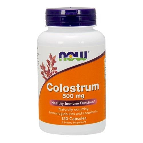 NOW Colostrum 500 mg / 120 caps - GAIN O'CLOCK