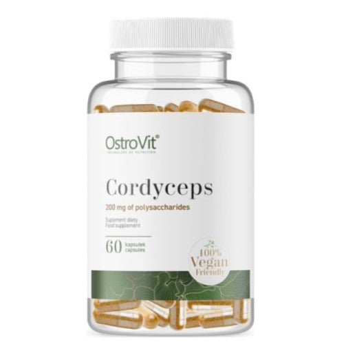 OstroVit Cordyceps 500 мг | Vege 60 капсули - GAIN O'CLOCK