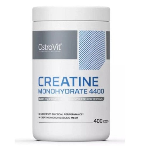 OstroVit Creatine Monohydrate 4400 / 400 капсули - GAIN O'CLOCK