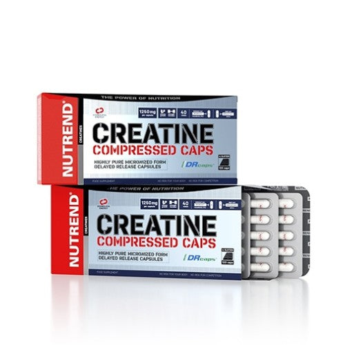 Nutrend Creatine Compressed 120 капсули - GAIN O'CLOCK