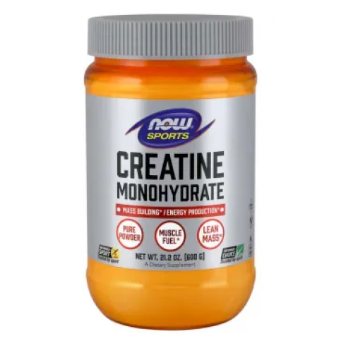 NOW CREATINE MONOHYDRATE - 600 gr - GAIN O'CLOCK