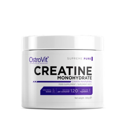 OstroVit Creatine Monohydrate Powder 300 гр / 120 дози - GAIN O'CLOCK