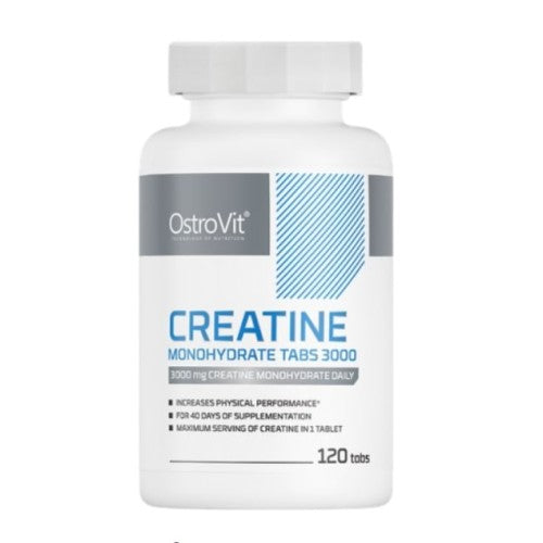 OstroVit Creatine Monohydrate Tabs 3000 / 120 таблетки - GAIN O'CLOCK