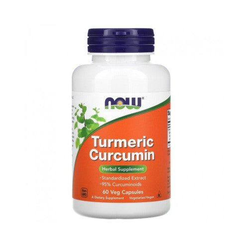 NOW Turmeric Curcumin 60 caps - GAIN O'CLOCK