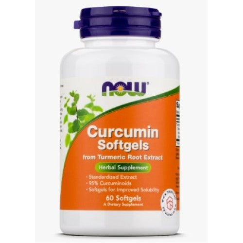 NOW Curcumin 475 мг / 60 гел капсули - GAIN O'CLOCK