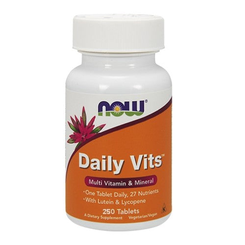 NOW Daily Vits ™ Multi Vitamin and Mineral 250 таблетки - GAIN O'CLOCK