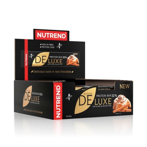 Nutrend Dеluxe Protein Bar 12x60 гр - GAIN O'CLOCK