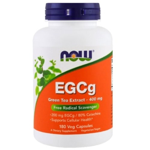 NOW EGCG / Green Tea Extract 400 мг / 180 капсули - GAIN O'CLOCK