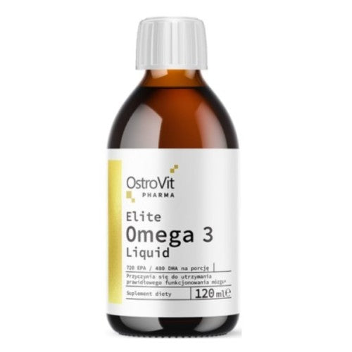 OstroVit Elite Omega 3 Liquid | 60% EPA + DHA 120 мл - GAIN O'CLOCK