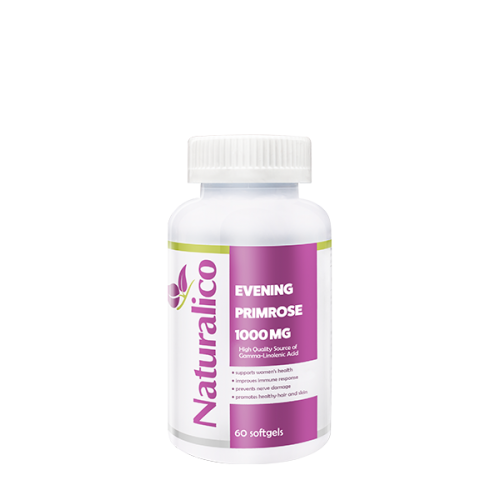 Naturalico Evening Primrose 1000 мг / 60 гел капсули - GAIN O'CLOCK