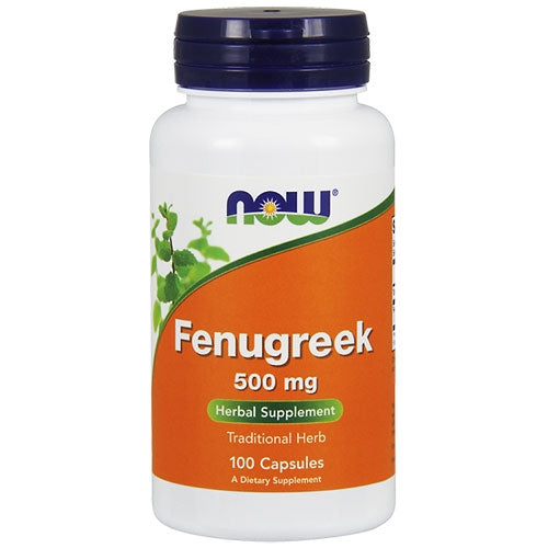 NOW Fenugreek 500 mg - 100 caps - GAIN O'CLOCK