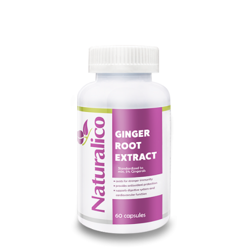 Naturalico GINGER ROOT EXTRACT 60 капсули - GAIN O'CLOCK