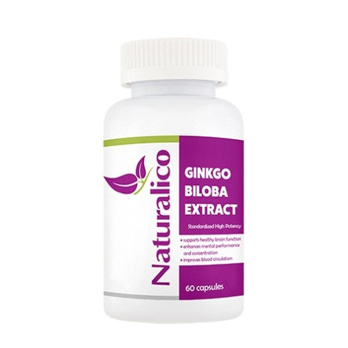 Naturalico Ginkgo Biloba Extract / 60 капсули - GAIN O'CLOCK